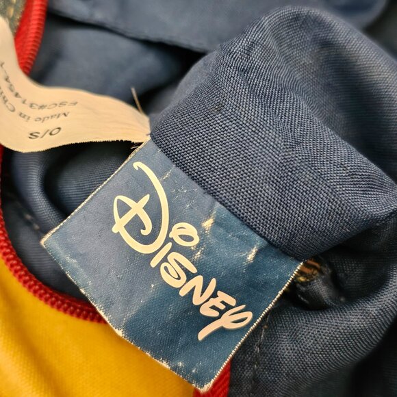 Disney Vintage 90's Expandable Duffle Cotton Denim Leather Weekend Bag & Hat - Picture 6 of 15